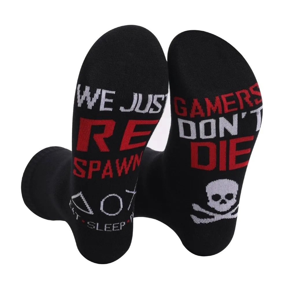 Printed DO NOT DISTURB BUSY GAMING Socks