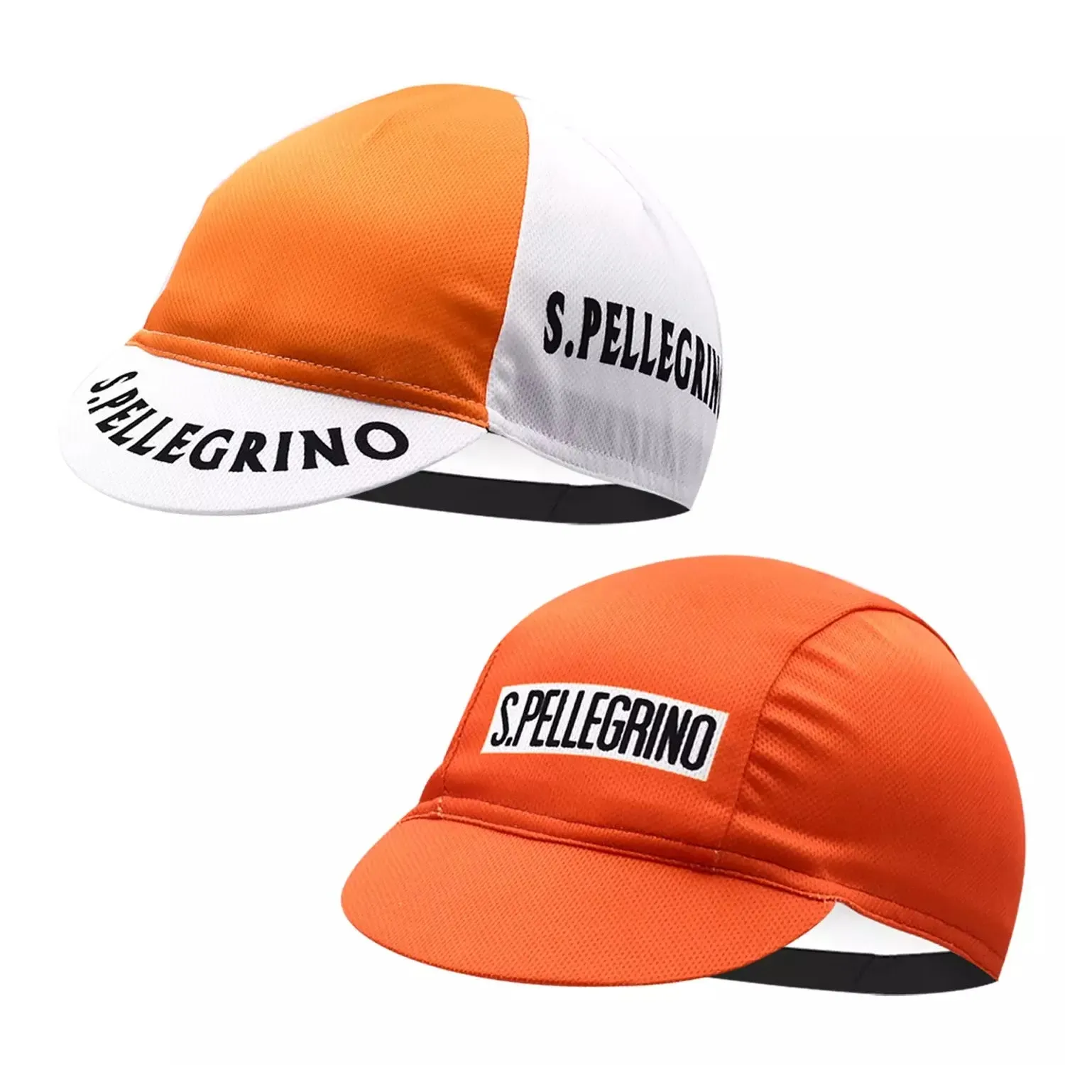 San Pellegrino Orange Cycling Cap