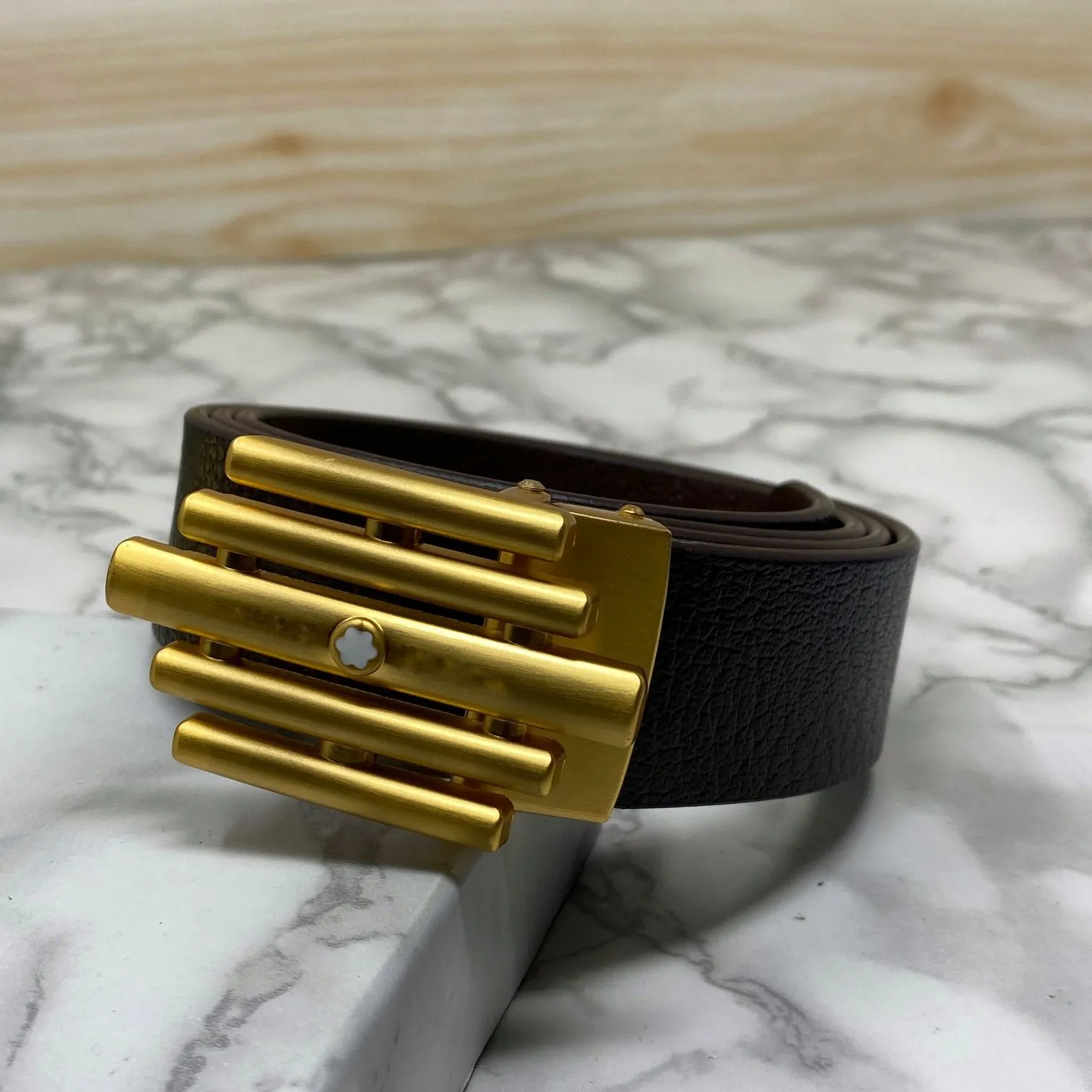 Stylish Formal Leather Strap Belt For Men-JonasParamount