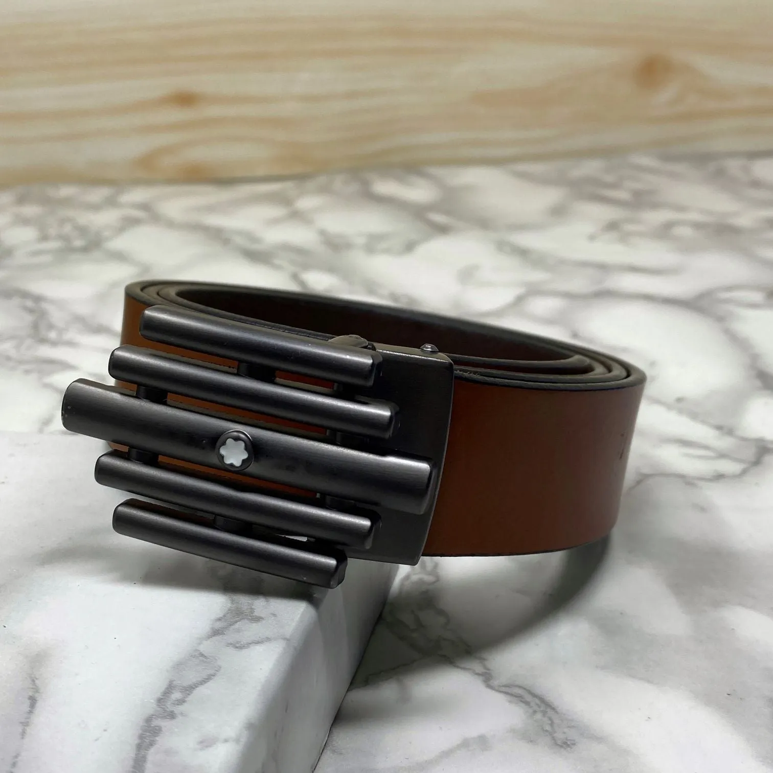 Stylish Formal Leather Strap Belt For Men-JonasParamount