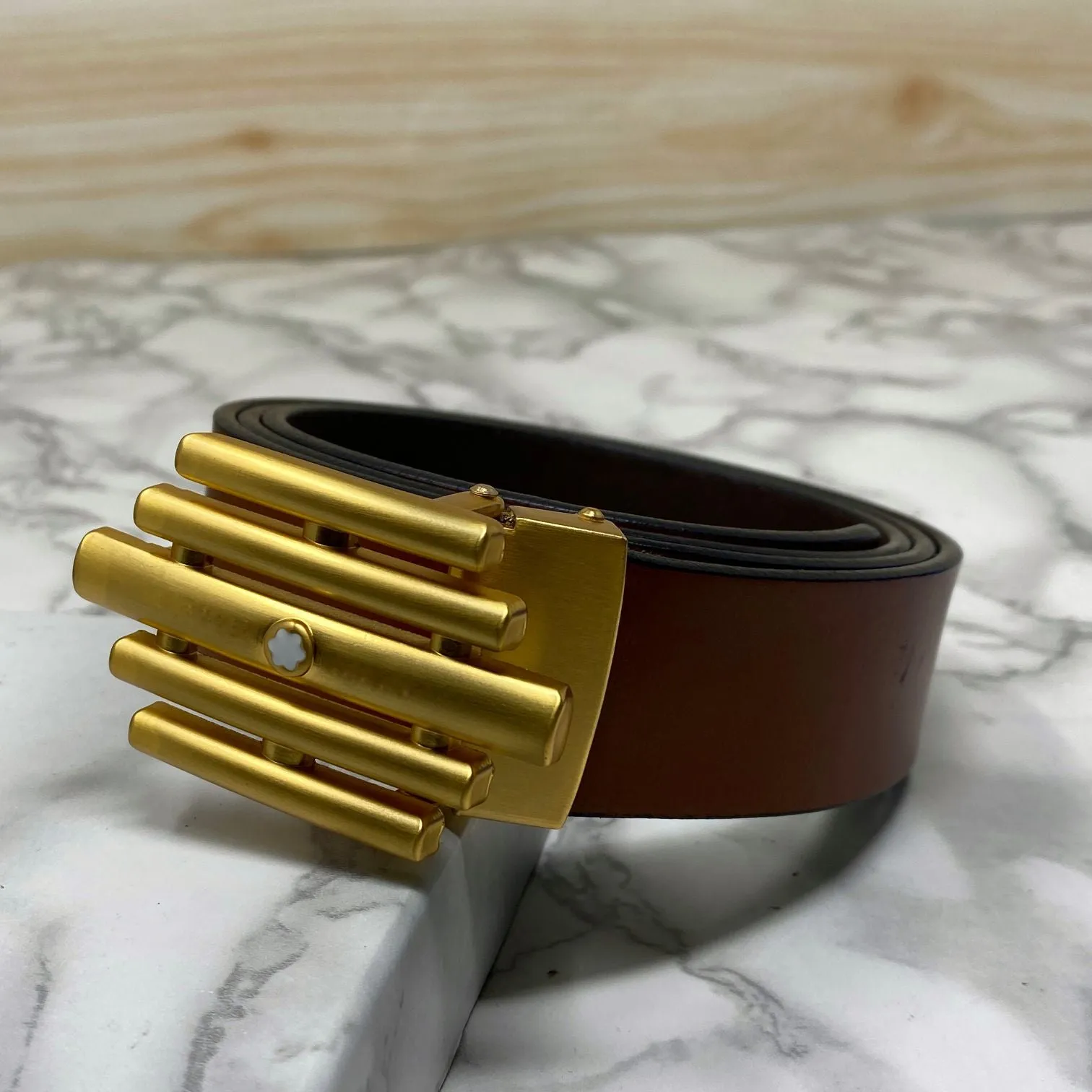 Stylish Formal Leather Strap Belt For Men-JonasParamount