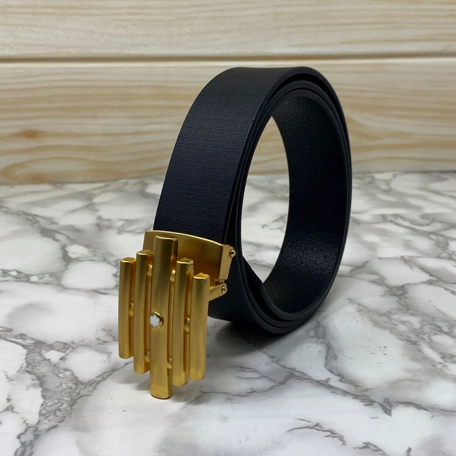 Stylish Formal Leather Strap Belt For Men-JonasParamount