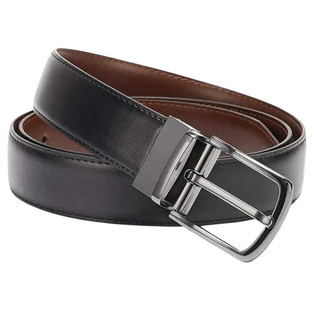 Stylish Solid Faux Leather Belts For Men