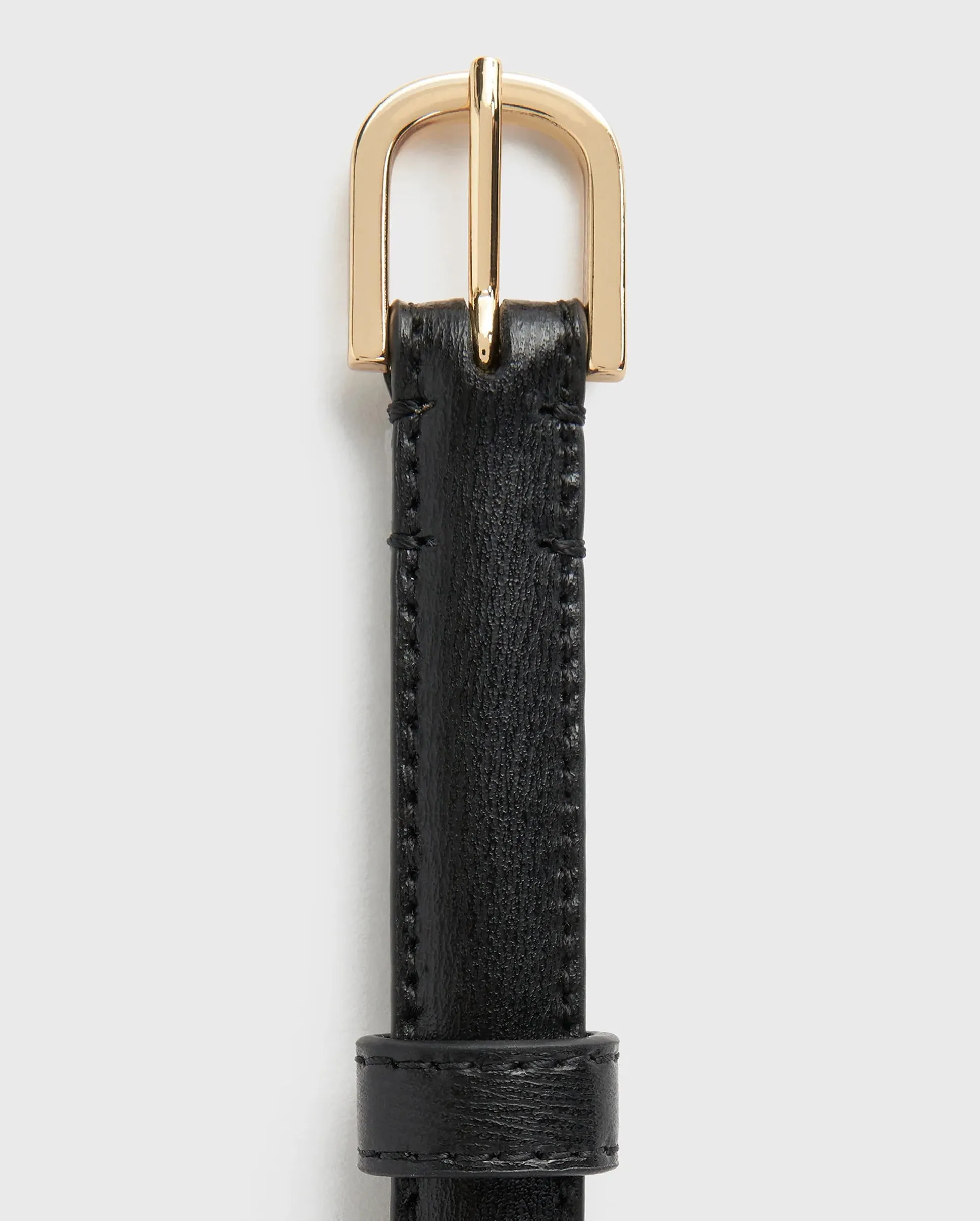 THIN TROUSER BELT / BLACK