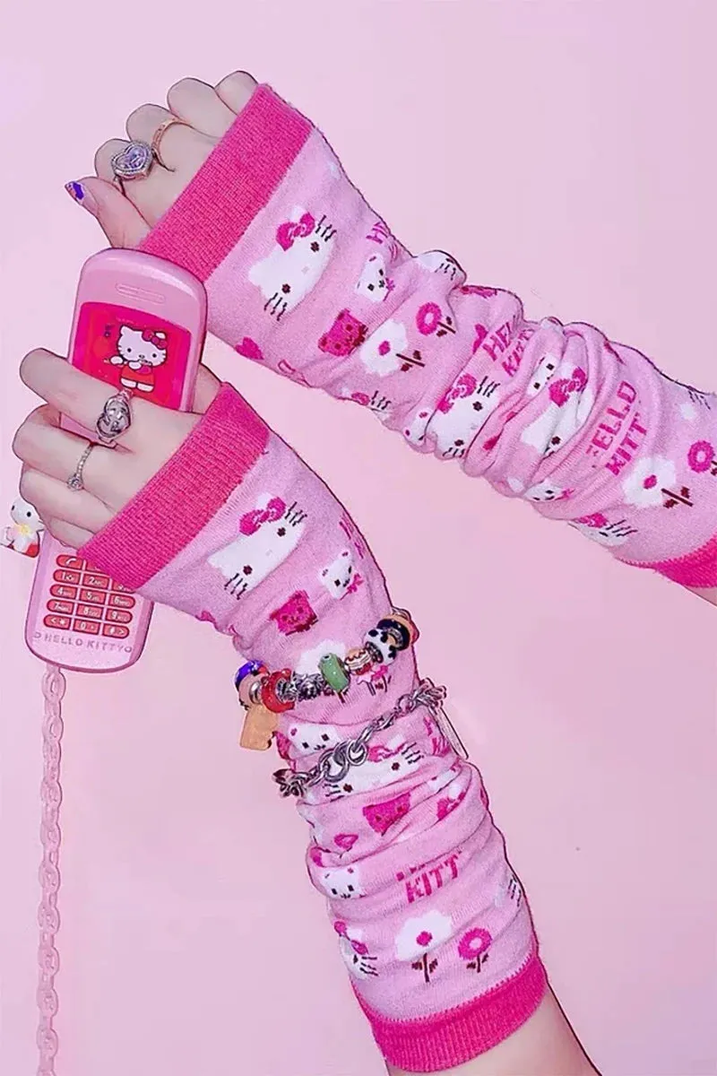 Too Kawaii to Die Arm Warmers