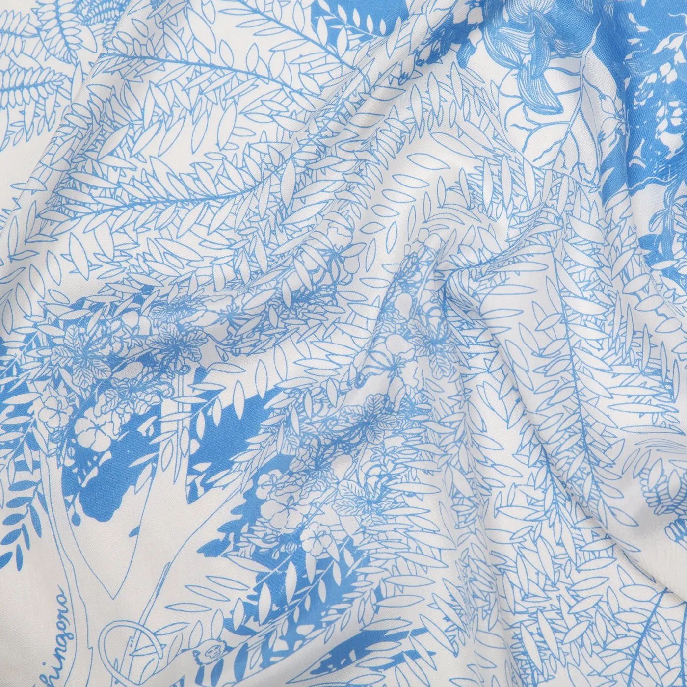 Trees Of India Silk Oblong