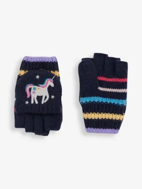 Unicorn Gloves - Navy- select size