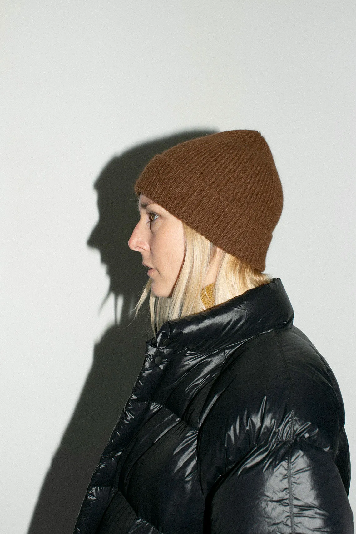 Walnut Rib Beanie