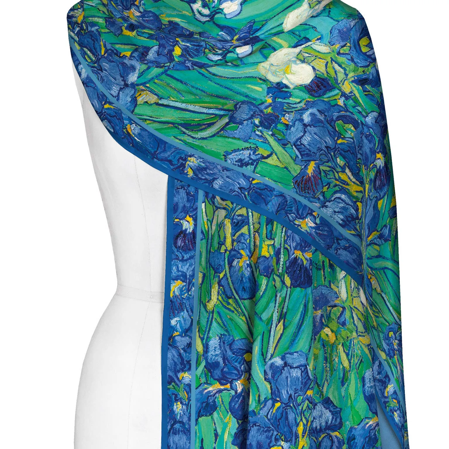 Women's Shawl Wrap Scarf Van Gogh Irises